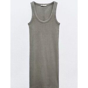 Zara Charcoal Sleeveless Dress